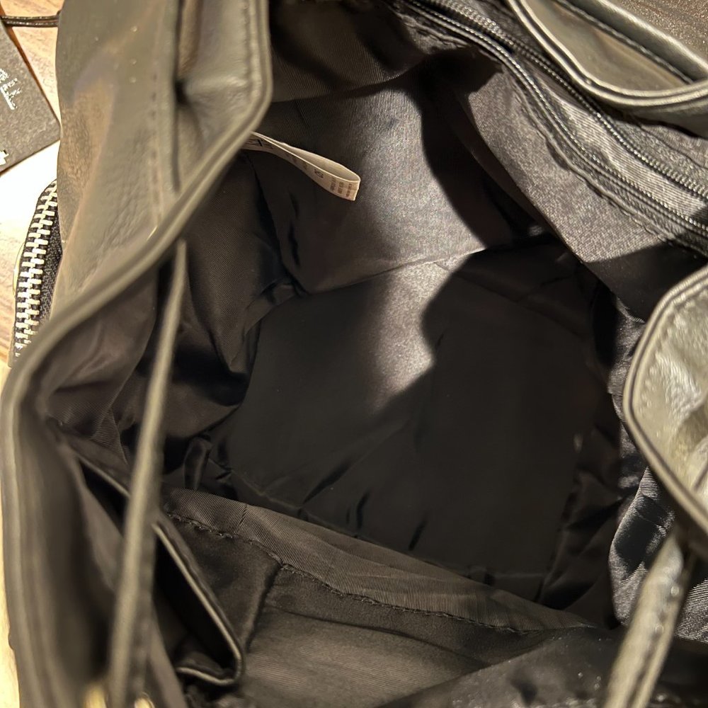 Rare UNIF x Candy Seeker O-Ring Backpack Black Vegan Leather - Picture 8 of 14